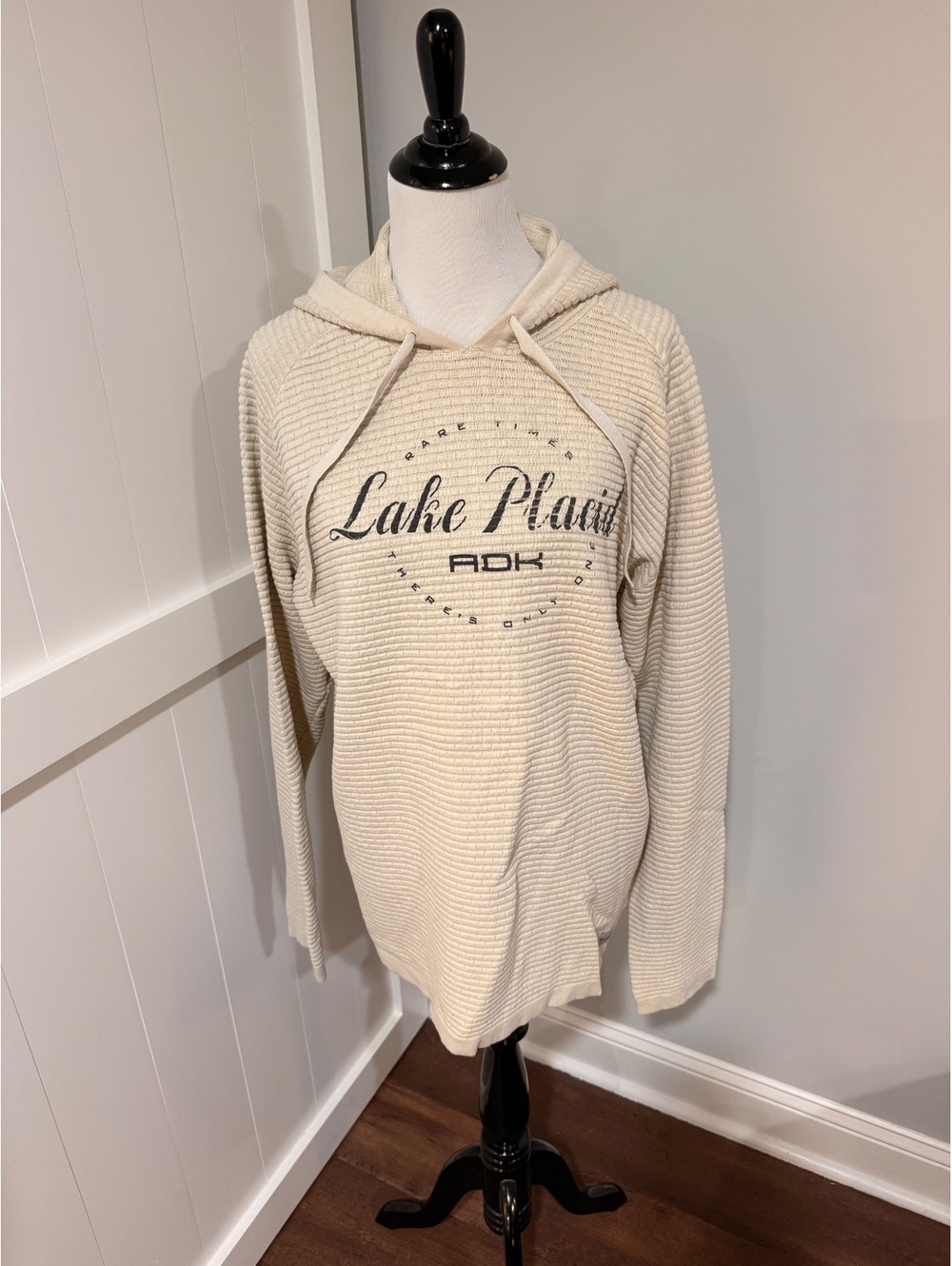 Apex EMI XL Cream Hooded Pullover Sweatshirt